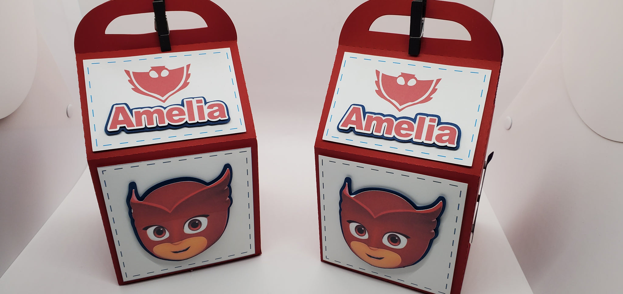 Owlette Carton Milk - Favor Box - Minimum 12 Boxes