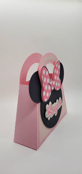 Minnie Mouse Purse - Favor Box - Minimum 12 Boxes