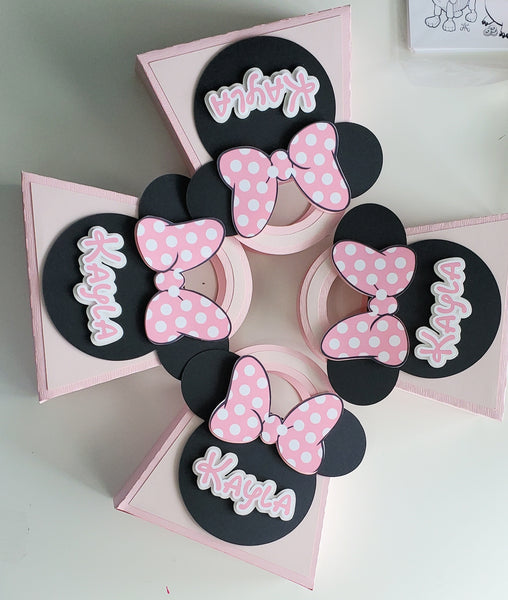 Minnie Mouse Purse - Favor Box - Minimum 12 Boxes