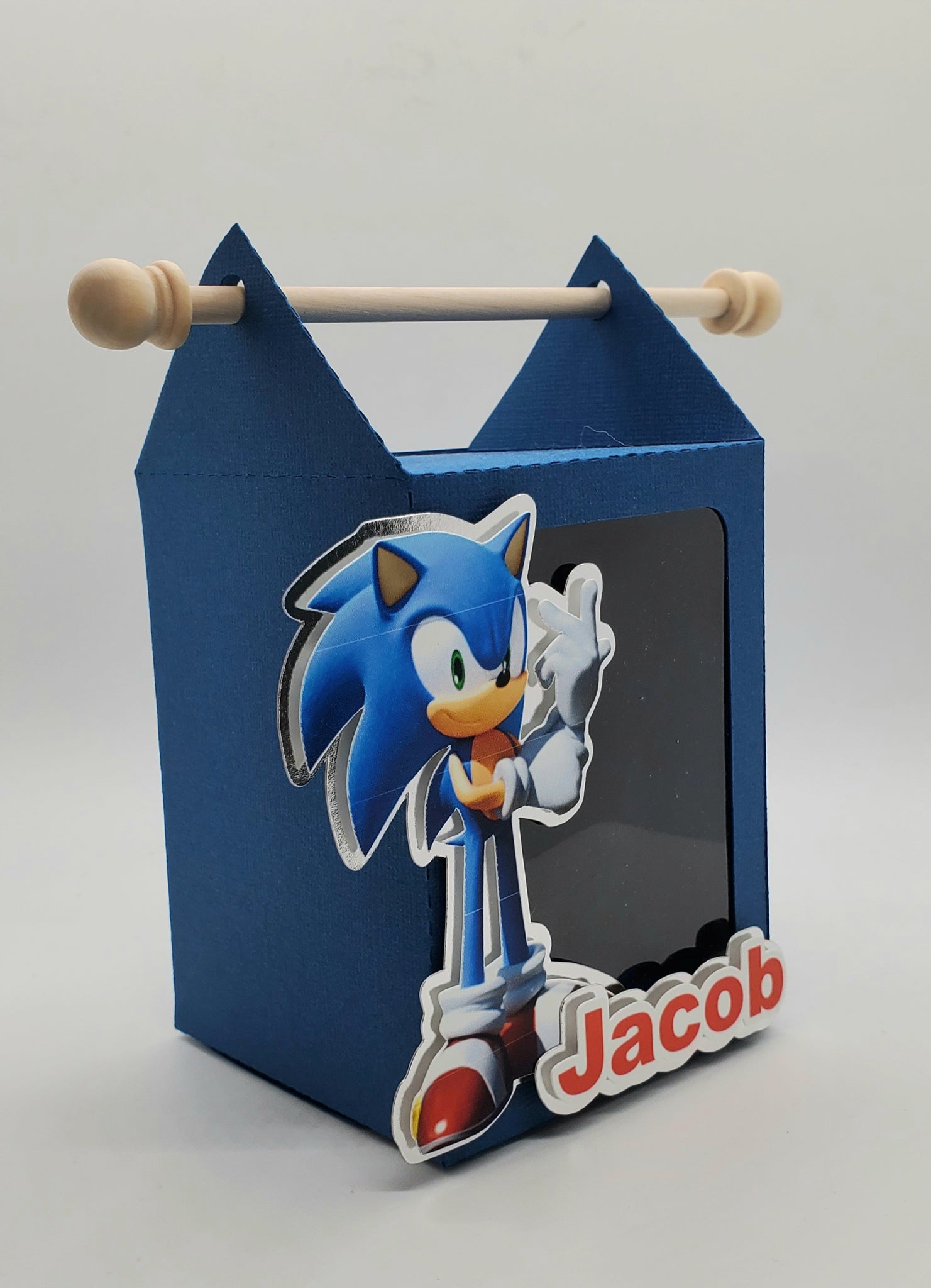 Sonic Custom Shape - Favor Box - Minimum 12 Boxes