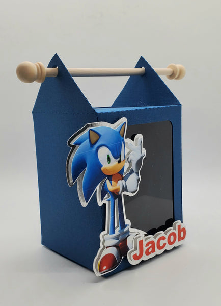 Sonic Custom Shape - Favor Box - Minimum 12 Boxes