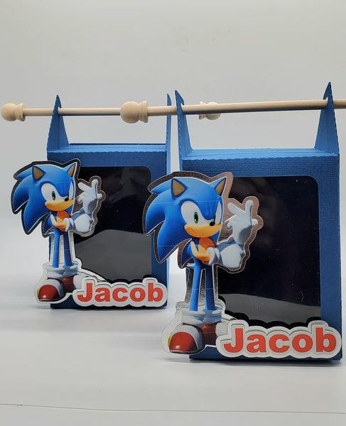 Sonic Custom Shape - Favor Box - Minimum 12 Boxes