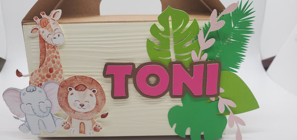 Safari - Favor Box - Minimum 12 Boxes