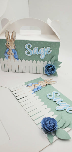 Peter Rabbit Favor Box - Favor Box - Minimum 12 Boxes