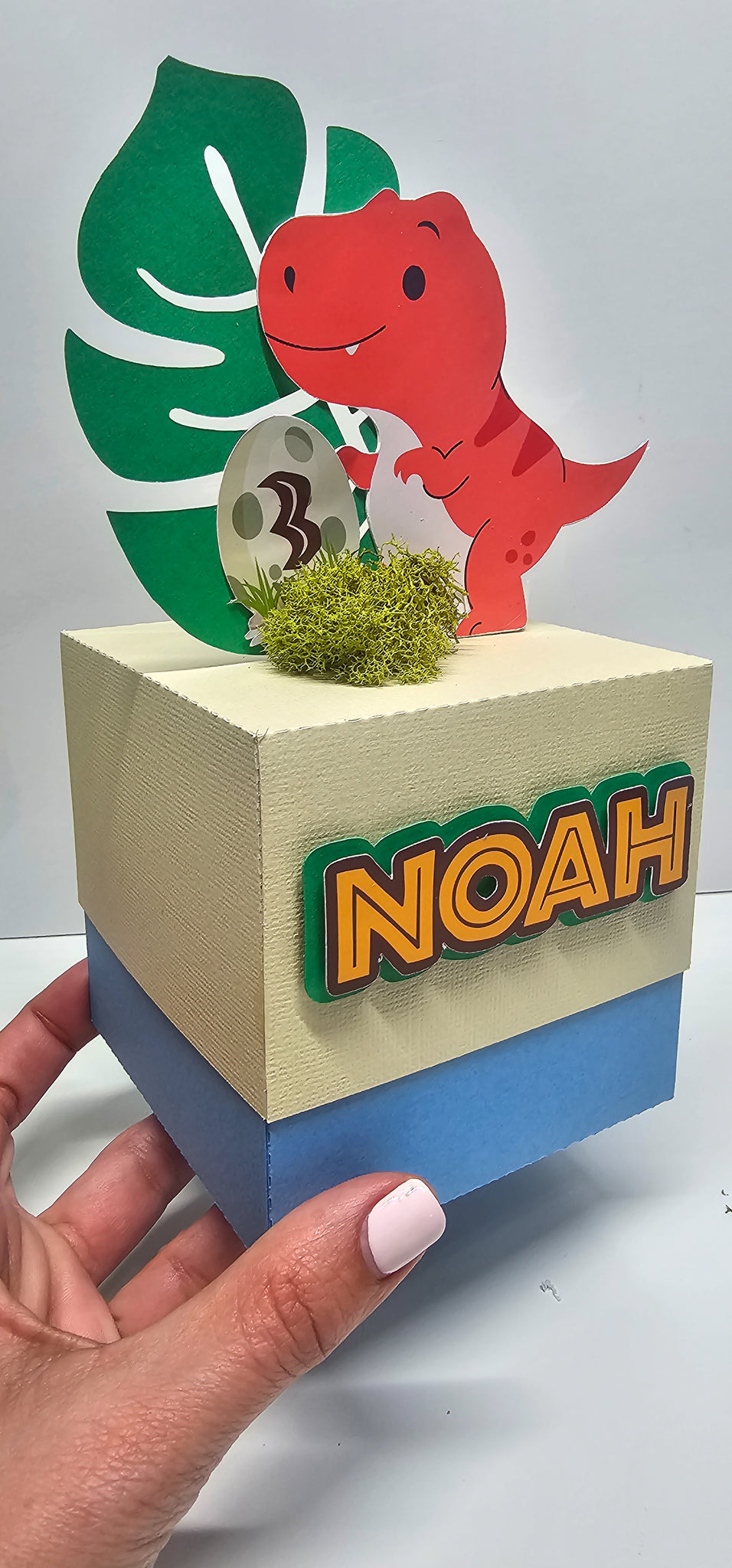 Dinosaur Custom shape - Favor Boxes - Price is for 12 boxes